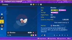Pokemon Scarlet and Violet PSV - Shiny 6IV Ribombee - Picture 1 of 3