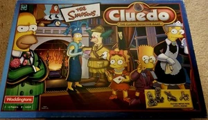 Simpsons Cluedo Board Game Waddingtons 2000 Complete Metal Tokens Rare Collector - Picture 1 of 2