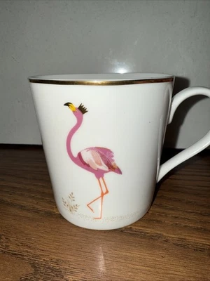Сара Миллер Лондон Portmeirion кружка фламинго золотой ободок новый в коробке - Изображение 1 из 4