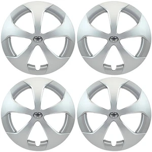 2010-2015 Toyota Prius # 498-15S + LOGO 15" Replacement Hubcaps Wheel Covers SET - Picture 1 of 8