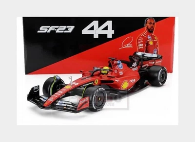 1:18 BURAGO Ferrari F1 Sf-23 #44 Fiorano 2025 Lewis Hamilton +Pilot BU16812-H Mo - Bild 1 von 2