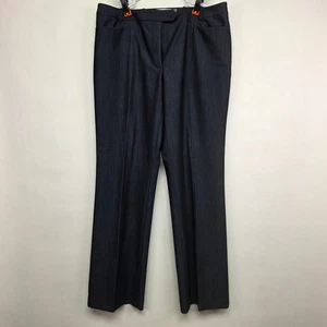 Pantalones de vestir Calvin Klein para mujer azules modernos esenciales pantalones talla 12 - Imagen 1 de 13