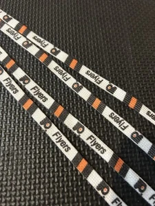 Vintage NHL PHILADELPHIA FLYERS Shoe Laces 1992 LINDROS LECLAIR HEXTALL - Picture 1 of 3