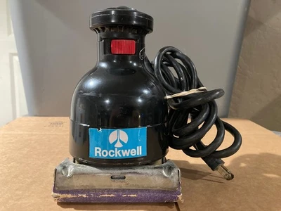 Vintage Rockwell Speed-Bloc Model 330 Commercial Hand Sander - Tested - Image 1 of 4
