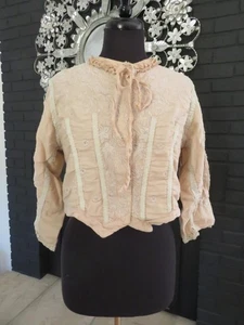 MAGNOLIA PEARL Block Print Inna Jacket ~ Conch ~ The Stars Go With You - Picture 1 of 1