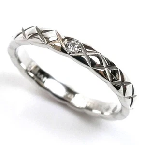 CHANEL COCO CRUSH 4.1g Ring diamond Pt950 US#5.25~5.5 P0034137 - Picture 1 of 8
