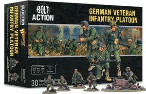 Warlord Games German Army Veterans Infantry Platoon - 28mm Scale Plastic Miniatu - Picture 1 of 9