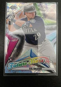 Cal Raleigh 2022 Topps Chrome Logofractor Future Stars Rookie RC Mariners #FS-6 - Imagen 1 de 2