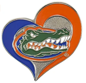 FLORIDA - LOGOTIPO ESCOLAR - PIN DE SOLAPA/SOMBRERO DE CORAZÓN - TOTALMENTE NUEVO - NCAA CCP-PN-261-02 - Imagen 1 de 1