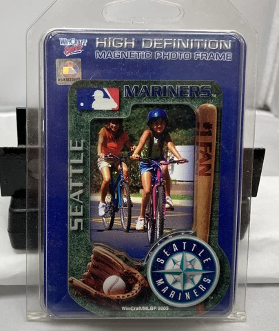 MLB Seattle Mariners Baseball Team High Definition Magnetic Picture Frame Cover