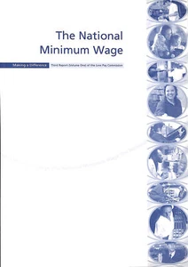 The National Minimum Wage: Making a Difference: Third Report Volume 1 (Command.. - Imagen 1 de 1