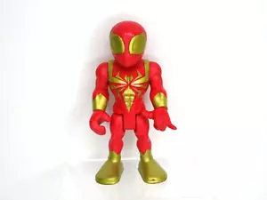 IRON SPIDER Marvel Super Hero Adventures Rojo y Dorado Spiderman Hasbro Playskool - Imagen 1 de 3