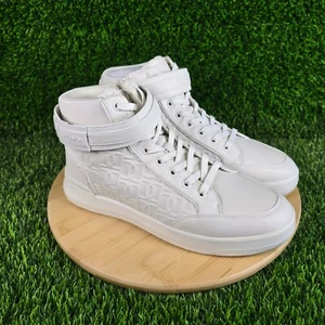 Zapatillas deportivas Aldo Highcourt de cuero blancas para hombre talla 9 nuevas en caja - Imagen 1 de 8