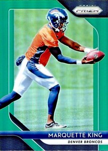 2018 Panini Prizm Marquette King Green Prizm #144 - Denver Broncos 