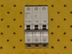 SIEMENS Leitungsschutzschalter B16A, Sicherungsautomat 5SY63 MCB B16, 3-polig - Bild 1 von 2