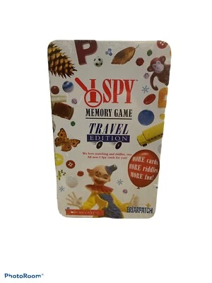 I Spy Memory Game Travel Edition In Tin Scholastic Briarpatch NEW - Image 1 of 4