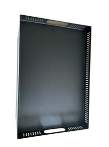 Hearth & Hand w/ Magnolia Joanna Metal Decorative Black Farmhouse Tray Large 17" - Picture 1 of 2