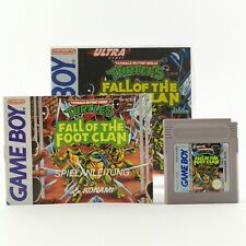 Nintendo Game Boy Classic Spiel : Turtles Fall of the Foot Clan - Modul PAL NOE