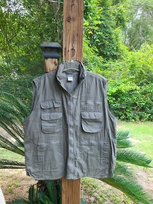 Fox Outdoor Men's Ranger Green Vest Hiking Hunting Travel Size XXL Excellent - Image 1 of 4