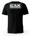 T-shirt noir logo réfléchissant Oaxaca Mexique playera 