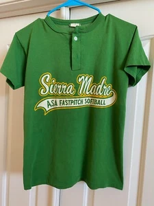 Vintage Sierra Madre ASA Fastpitch Softball Jersey Medium 1997 USA Emo Horror - Picture 1 of 4