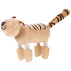  Wooden Animal Ornaments Child Dancing Toy Model Toys Collectible Figurines