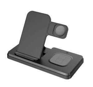 Almohadilla Cargador Inalámbrico Magnético Rápido Plegable 3 en 1 15W, Estación de Carga - Imagen 1 de 7