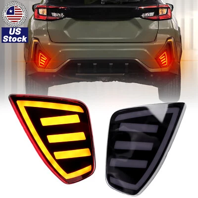 Luz trasera ahumada freno reflector trasero con giro para Subaru Crosstrek Impreza 2024 Foto 1 de 4