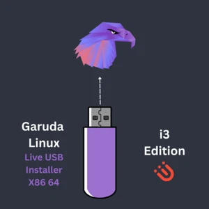 Garuda Linux i3 32GB Bootable USB Live & Install | Arch Linux Rolling - Picture 1 of 10
