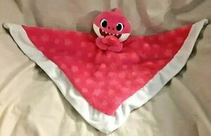 Pink Frog Fleece Baby Shark Security Blanket Stars Circles Nunu Wow Wee 2020