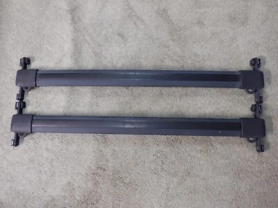 Par de barras transversales para portaequipajes de techo Chevy Tracker 2002-2004 OEM de fábrica Foto 1 de 4