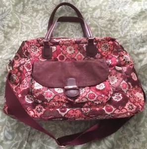 Bolso de Lona OILILY Oro Rosa FLORAL Multicolor Grande de Viaje DURANTE LA NOCHE - Imagen 1 de 11