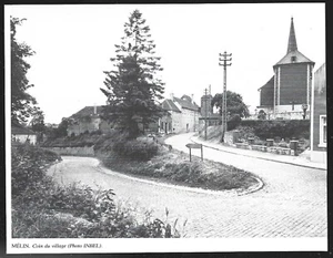 1980 - BELGIQUE . MELIN . UN COIN DU VILLAGE . 4A368 - Foto 1 di 1