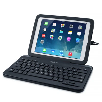 Belkin Wired Tablet Keyboard w/Stand for iPad & Lightning Connector - Used - Image 1 of 4