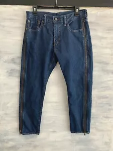 NEW! LEVI'S 505C Cropped Zipper Skinny Jeans, Size 28 - Bondage Blue - Picture 1 of 12