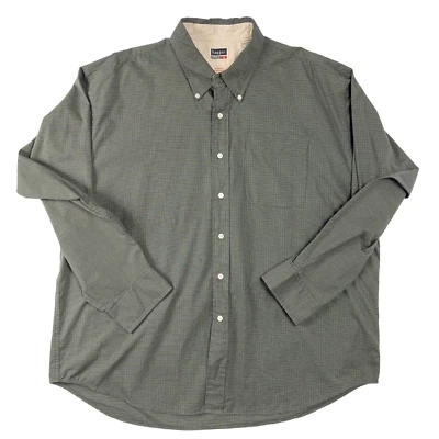 Haggar Forever New Men's Button Up Shirt No Fading No Wrinkles No Stains Sz XXL - Image 1 of 4