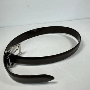 Brown Genuine Leather Belt 23” - Picture 1 of 4