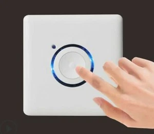 Interruptor de empuje electrónico de retardo de tiempo interior de 2 minutos a 2 horas de retraso - Imagen 1 de 3