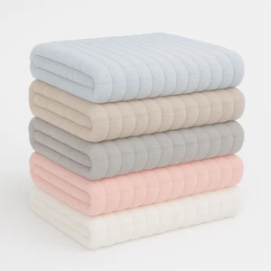 Soft Baby Blanket 75x100cm Ribbed Plush Newborn Pram Cot Gift – 5 Colours UK - Picture 1 of 13