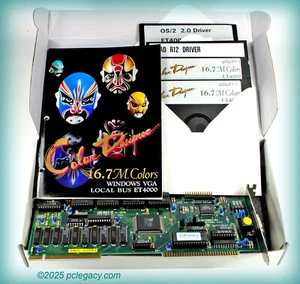 *V.RARE* NEW!!! Tseng Labs ET4000 VLB VGA Video Card, Manual & Drivers — TESTED! - Picture 1 of 5