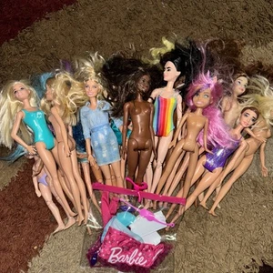 Grande Lotto 22 Bambole Moda Barbie 3 Arcobaleno Alto La Mia Scena Disney - Foto 1 di 7
