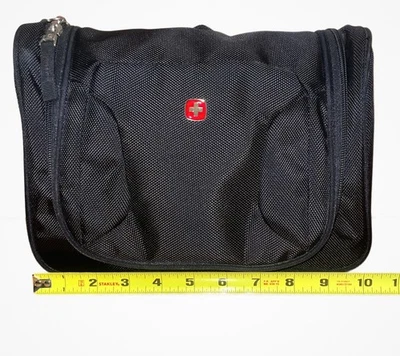 Travel Toiletry Bag - hook to hang bag, 3x zippered pockets - SwissGear Dopp Kit - Image 1 of 4