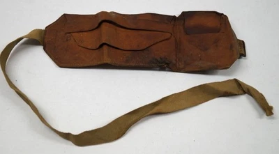 Antique Leather Money Belt c.1910 Bonnie and Clyde Historic Display Brown F123 - Image 1 of 4