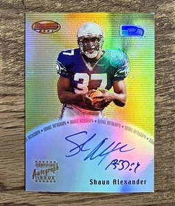 2000 Bowman's Best Rookie Auto Shaun Alexander #BB-SA Auto RC - Picture 1 of 2