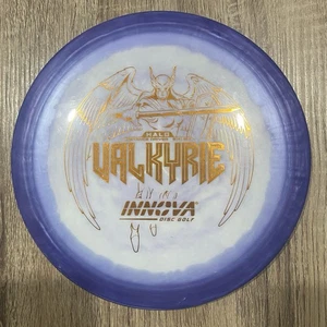 Innova Halo Star Valkyrie Distance Driver 94-22 | Blue / Purple W/ Gold Accents - Picture 1 of 4