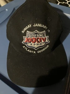 Vintage 2000 NFL Rams vs Titans Super Bowl XXXIV SnapBack Hat - Picture 1 of 1