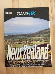 New Zelaand Microsoft Flight Simulator - PC - Big Box MSDos Gametek RARITÄT  - Bild 1 von 4