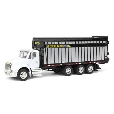 Spec Cast 1/64 White International 8600 with H&S Big Dog 1226 Forage Box HSM-001 - Image 1 of 4