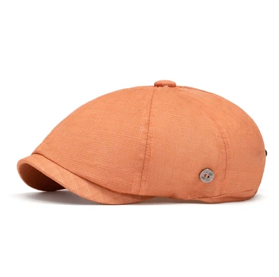 Newsboy Verano Moda Pico Gorra Delantero Sombrero Color Sólido NUEVA Boina Foto 1 de 4