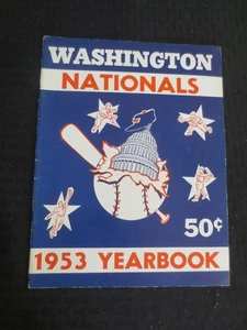 1953 Washington Nationals Yearbook - Picture 1 of 2
